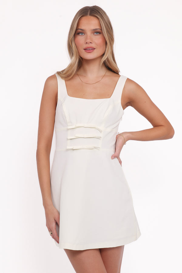 Emer Mini Dress - Cream